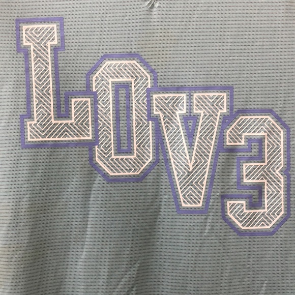 LIKE NEW! Ivivva Love 3 Graphic Mesh Tee - Picture 4 of 13